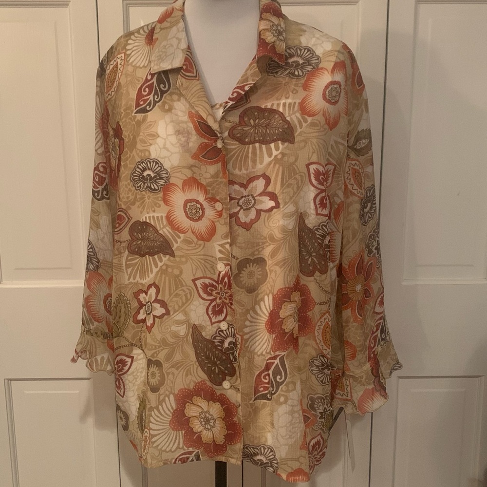 Alfred Dunner Two Piece Top size: 20 NWT